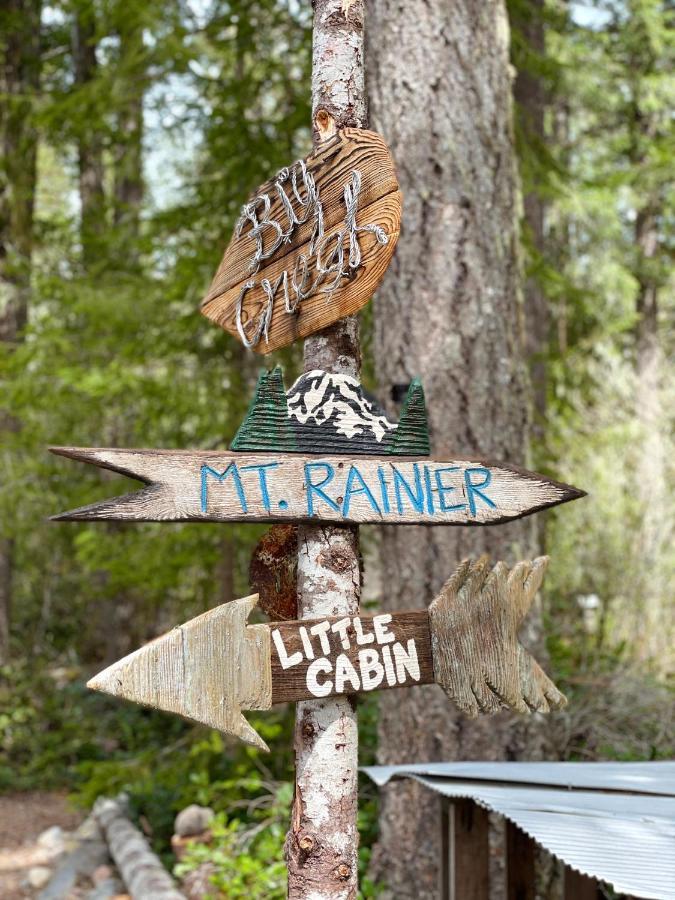 Mt Rainier Little Green Cabin On Big Creek! Ashford Buitenkant foto